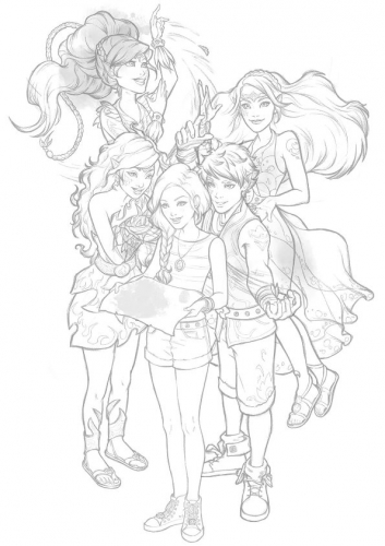 Лего Эльфы раскраска