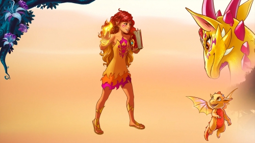 Азари и дракон Зонья