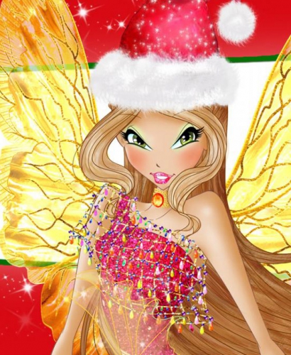 Флора Дримикс Винкс новогодний стиль