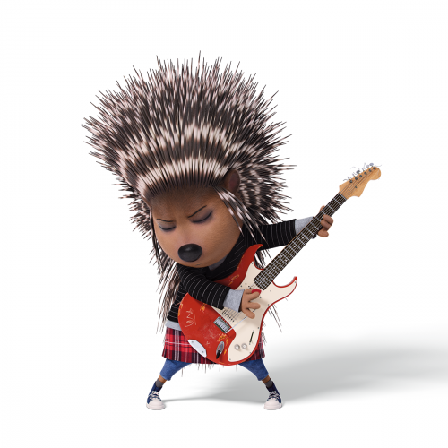 Зверопой Эш с гитарой