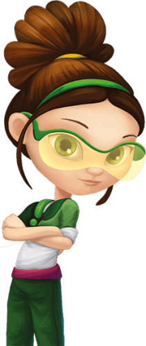 Сказочный Патруль Маша в стиле иллюстраций для книги