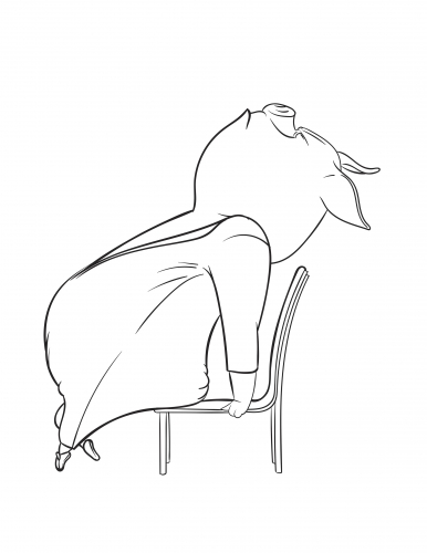 Раскраска Зверопой Гюнтер