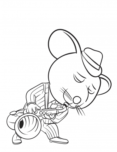 Раскраски Зверопой Майк