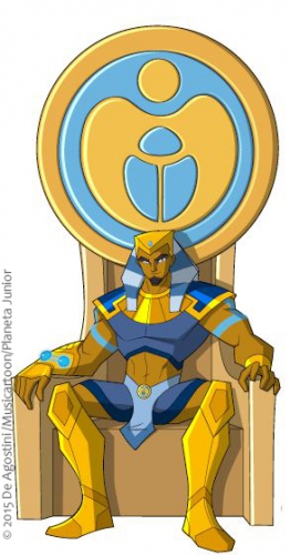 Египтус Кефер на троне