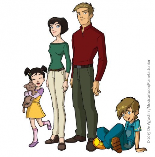 Родители, брат и сестра Лео