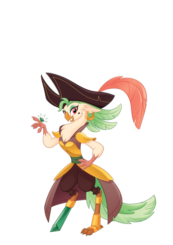 Большая картинка капитана Гарпии из мультфильма 