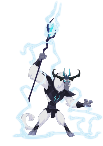 Большая картинка короля Шторма из мультфильма 