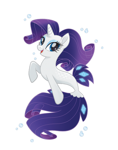 Мой маленький пони в кино - русалочка Рарити из Сиквестрии