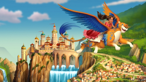 Дисней Елена Авалор - обои с принцессой Еленой и Скайларом