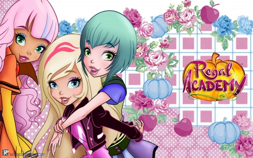 Королевская Академия обои с девочками