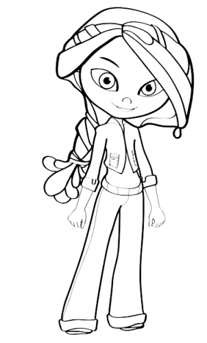 Сказочный Патруль новая раскраска с Варей