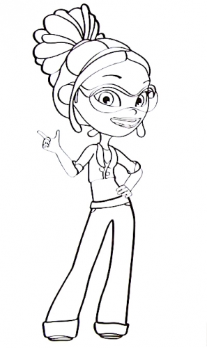 Сказочный Патруль новая раскраска, умница Маша