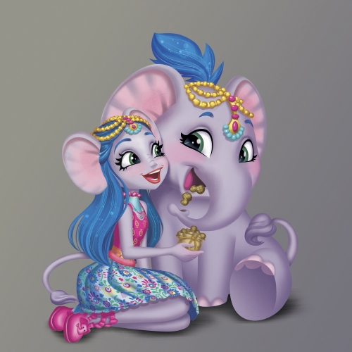 Энчантималс Екатерина Элефант и Антик