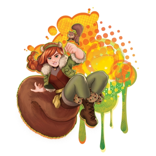 Официальный арт Squirrel Girl
