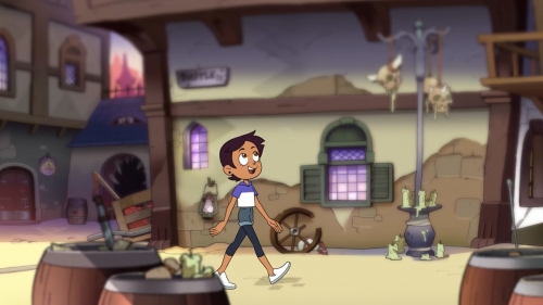 The Owl House Луз на улицах города