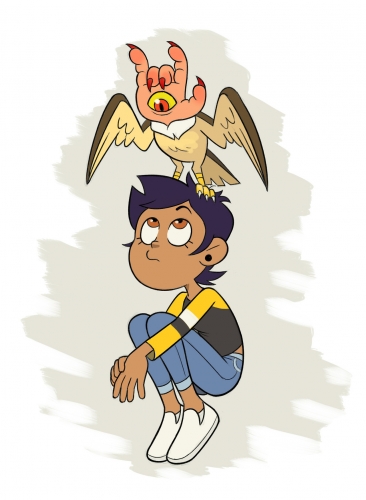 The Owl House новый рисунок от дизайнера персонажей
