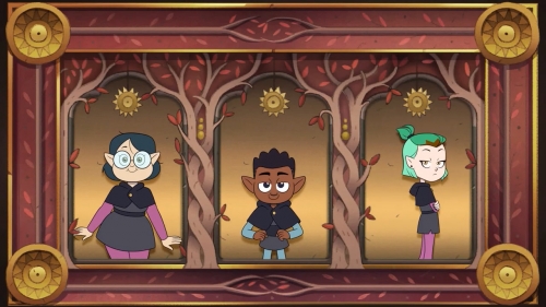 Ученики школы ведьм и волшебников в мультсериале Совиный Дом