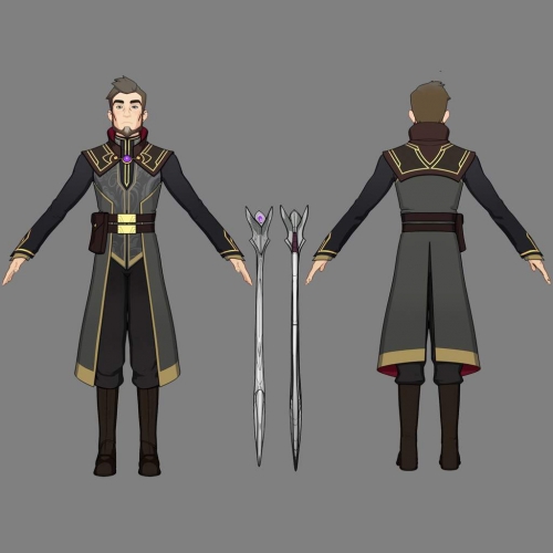 The Dragon Prince концепт наряда лорда Вирена