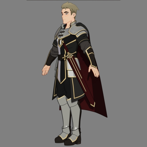 The Dragon Prince Сорен, концепт арт вид сбоку