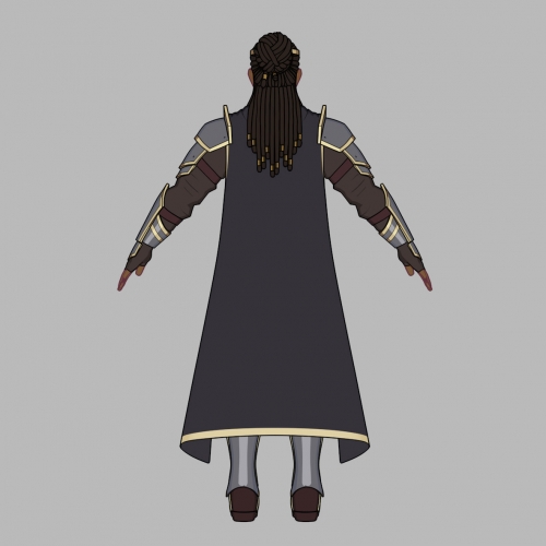 The Dragon Prince Король Харроу, концепт арт вид сзади