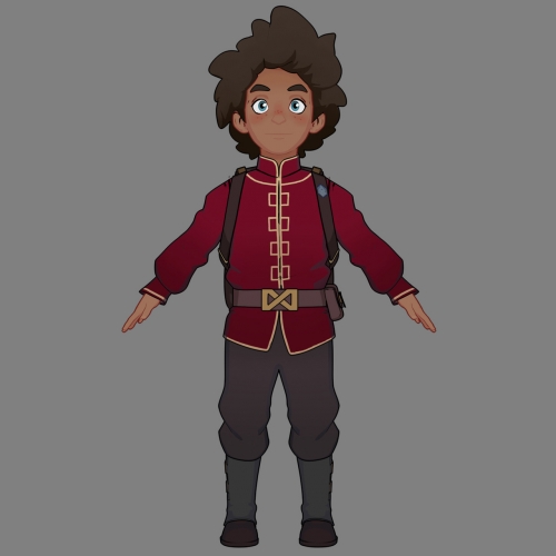 The Dragon Prince Эзран концепт арт вид спереди