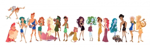 God's School Школа Богов главные герои