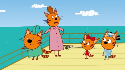 Три Кота на море