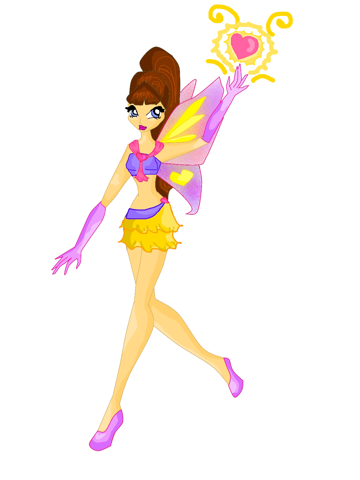 Мой первый рисунок с нуля - Винкс - YouLoveIt.ru