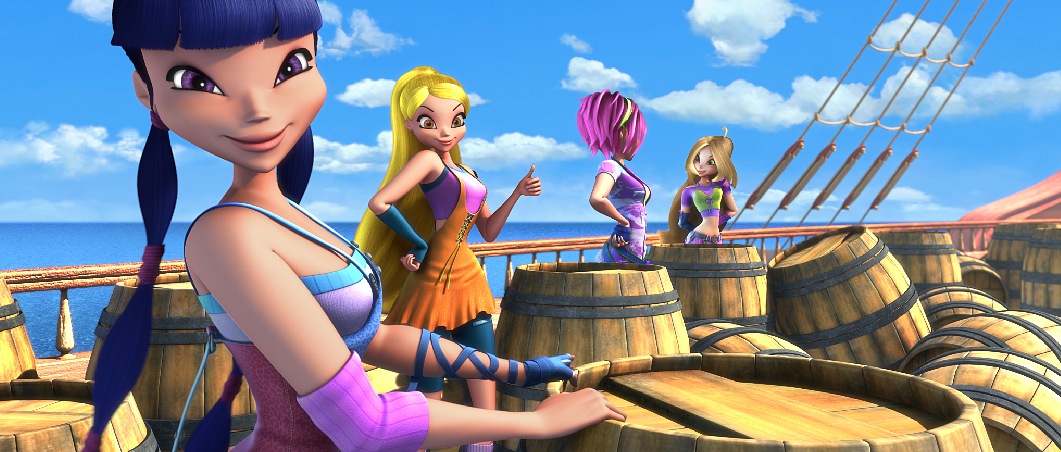 Винкс Волшебное Приключение кадр на корабле - Волшебное Приключение ...