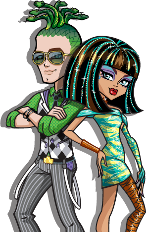 Monster High - Cleo and Deuce | Monster high pictures, Monster high ...