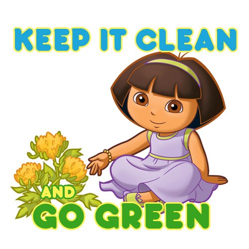 Даша Путешественница за чистоту и озеленение улиц