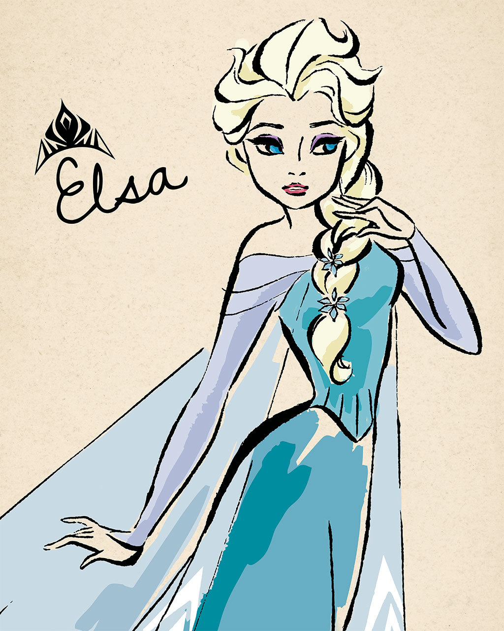 Frozen 3  Disney princess рисунки, Холодное сердце, Эльза