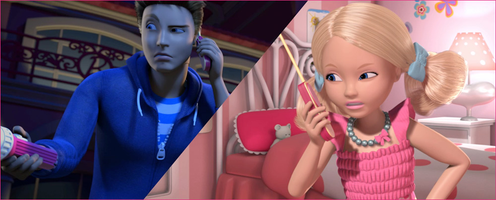 Челси и Кен говорят по телефону - Барби: Жизнь в доме мечты - YouLoveIt.ru