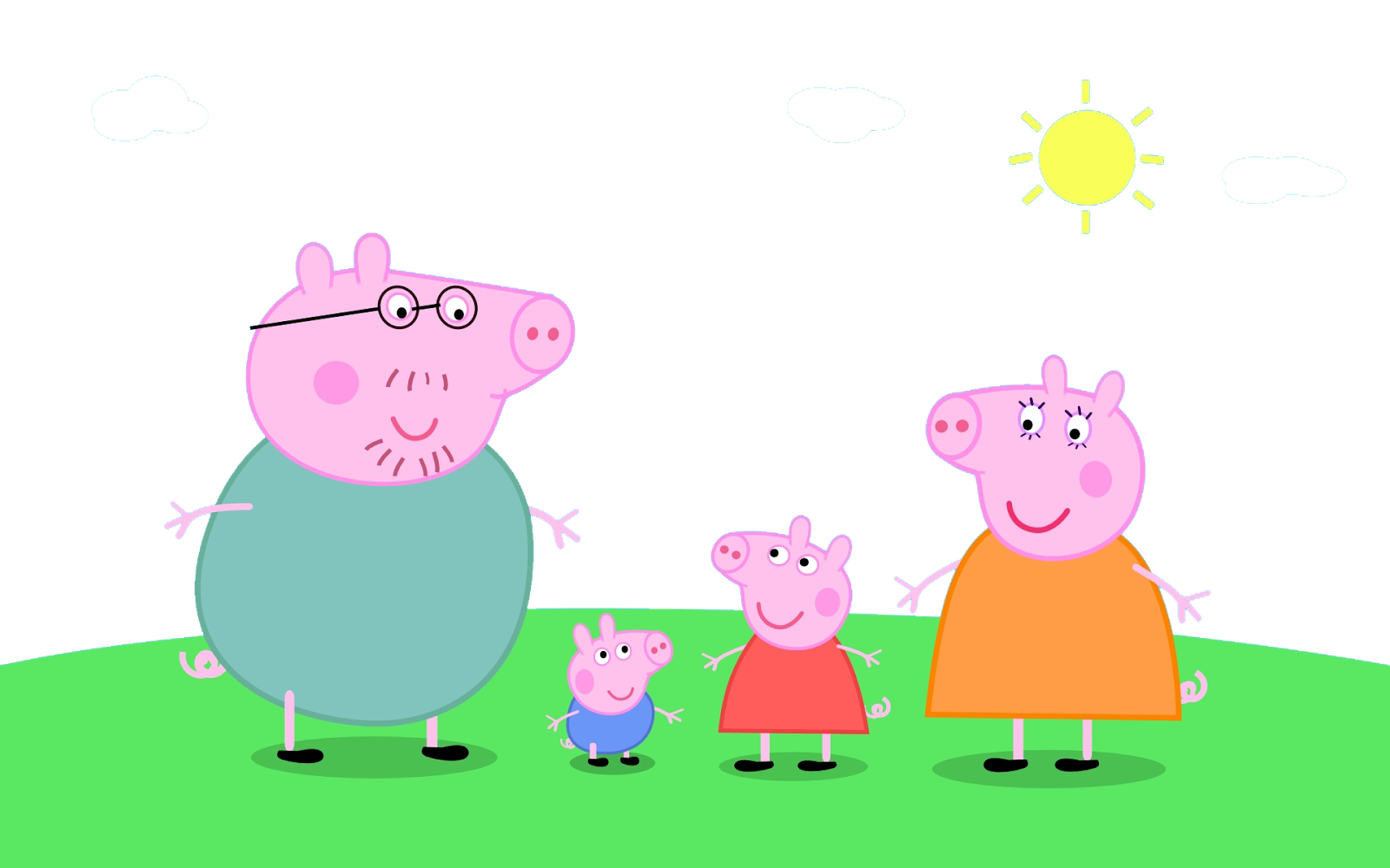 Семья свинки Пеппы. Пеппа и её семья. Пеппа Пиг семья. Свинка Пеппа и ее семья Свинка Пеппа и ее семья. Обои пепы
