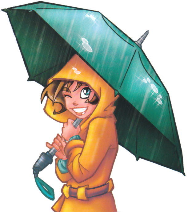 Зонтик персонаж. Персонажа зонтика
