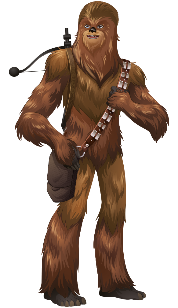 Как нарисовать чубаку из звездных войн