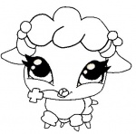 Раскраска Белль