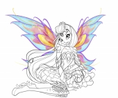 Блум Блумикс Винкс, раскраска