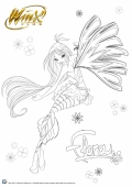Флора Сиреникс Fairy Couture раскраска
