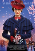 Мэри Поппинс Возвращается красивый постер с Мэри Поппинс