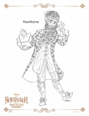 Раскраска Щелкунчик и четыре королевства - Боярышник, король Страны Цветов