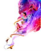 Волшебная лампа и главные герои фильма Дисней - Аладдин