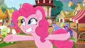 My Little Pony: Rainbow Roadtrip счастливая Пинки Пай