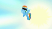 My Little Pony: Rainbow Roadtrip Радуга Дэш в солнечных очках
