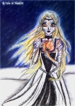 White gothic princess