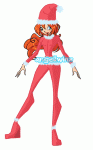 Новогодний фанарт Блум от angellwinx