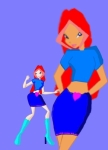 Фанарт Блум  отsashavolk99