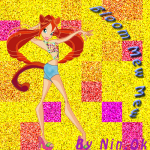 Блум мяу мяу, нека стиль фанарт от anin94 aka NinOk