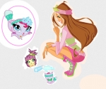 флора и зверюшки