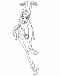 Line art фанарта Музы от Karino4ka1996
